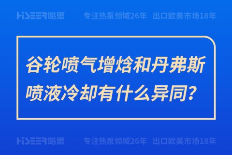 谷輪噴氣增焓和丹弗斯噴液冷卻有什么異同？